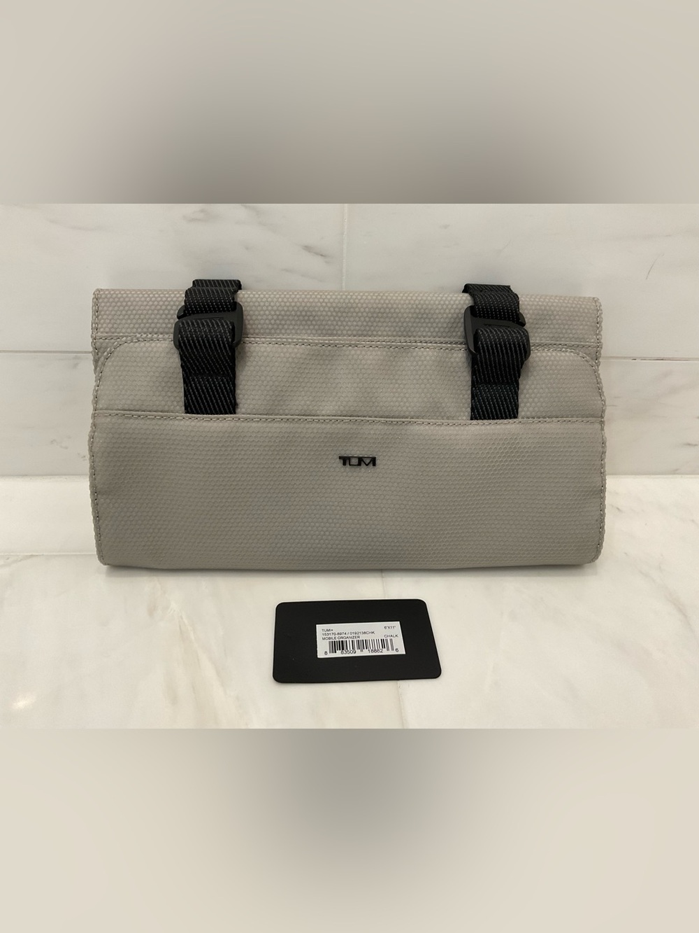 NEW Tumi + 11.0” x 6.0” GLOW IN THE DARK Mobile Organizer - CHALK